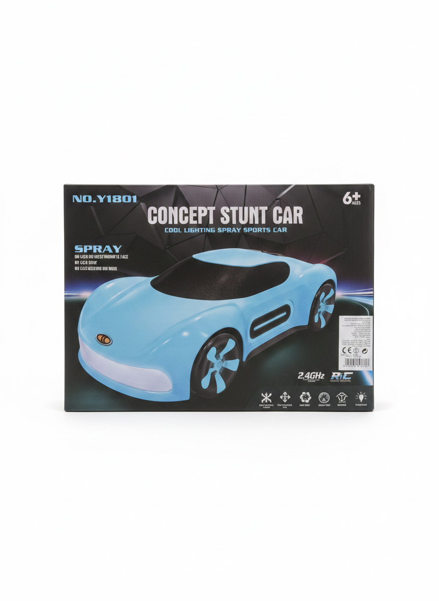 Concept Stunt Car Cool Lighting Spray Sports Car