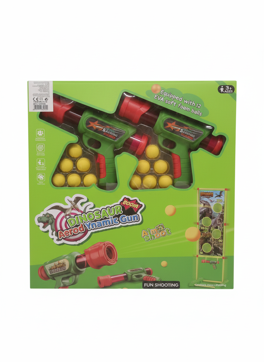 Dinosaur Aerodynamic Gun Shooting Game