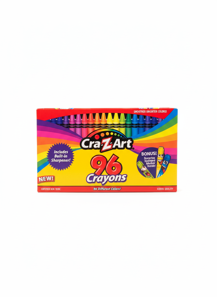 Smoother Brighter Colors 96 Crayons