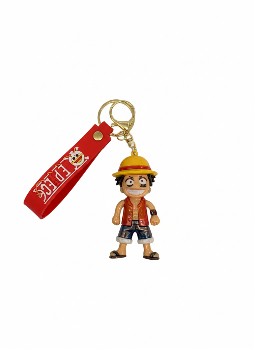 One Piece Monkey D. Luffy Anime Keychain