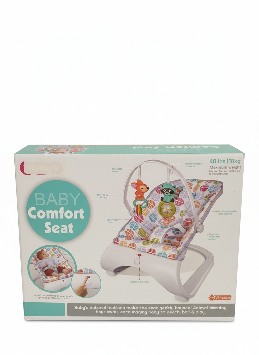 Tiibaby Baby Comfort Seat Helps Soothe And Entertain Baby