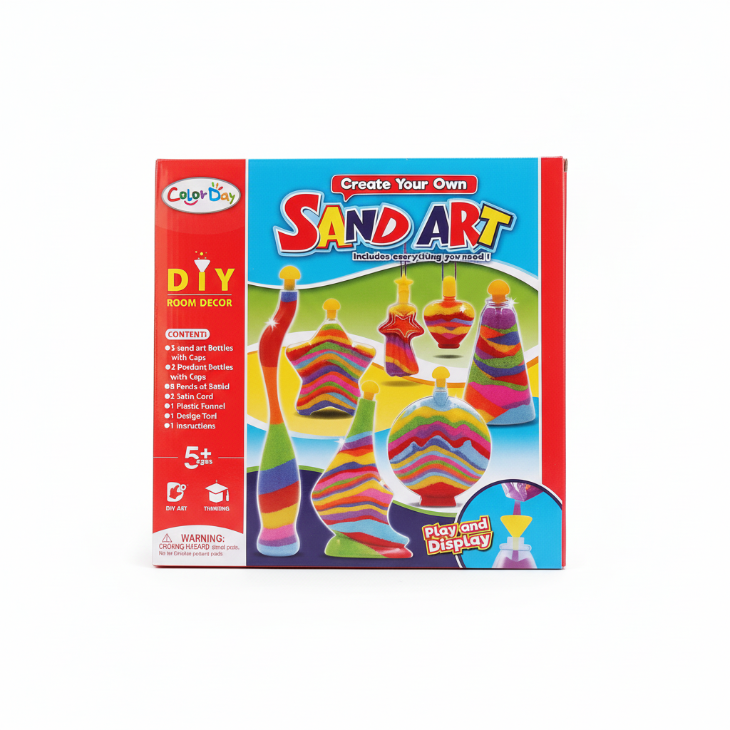 Color Day Create Your Own Sand Art DIY Room Decor Kit