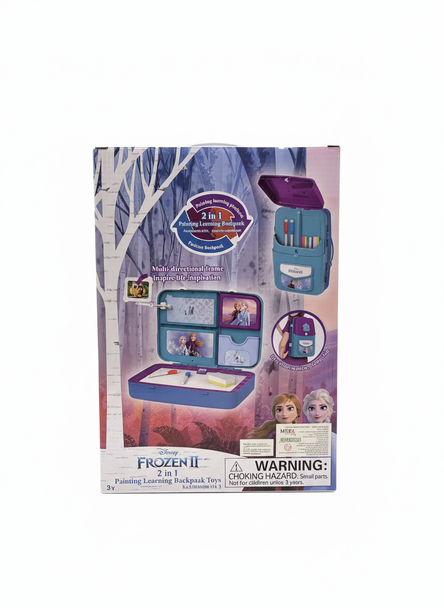 Disney Frozen II 2 in 1 Painting Learning Backpack Toys