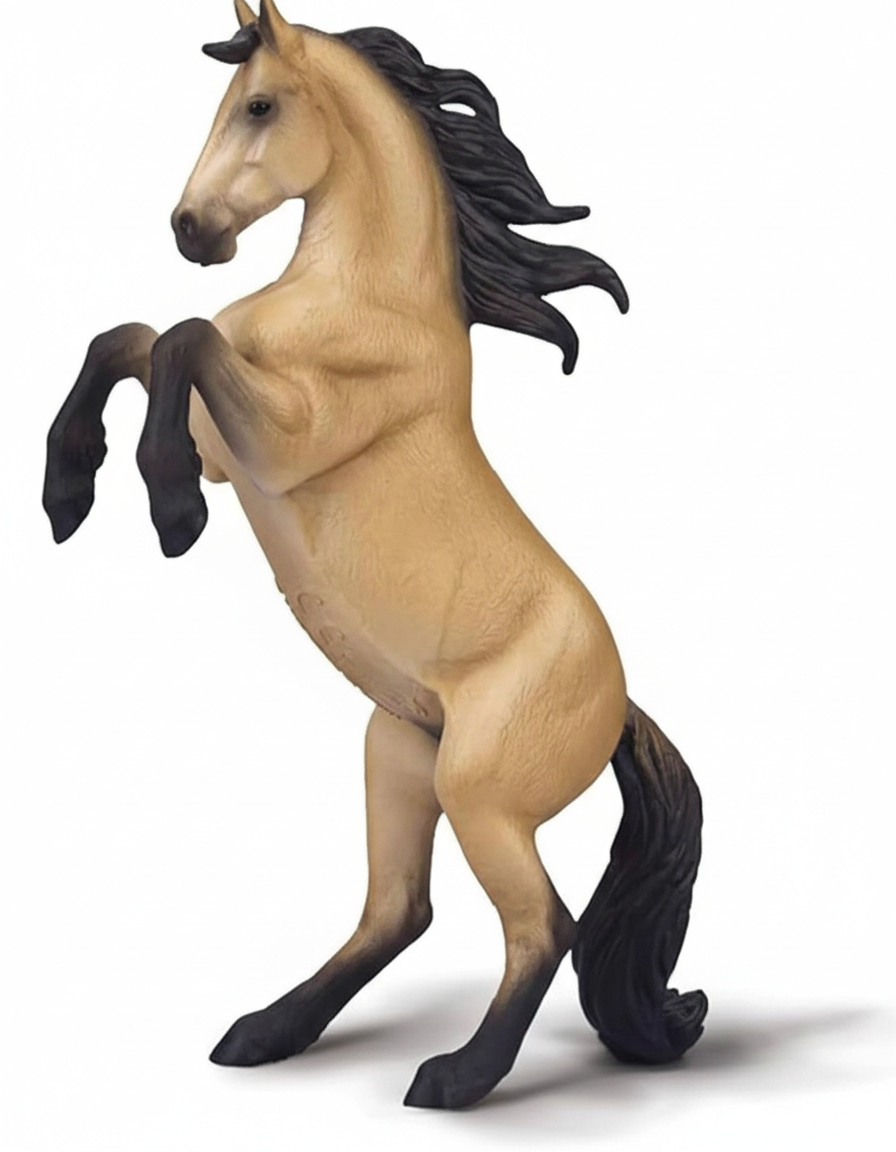 Animal Figures - Warlander Mare-Rearing Buckskin