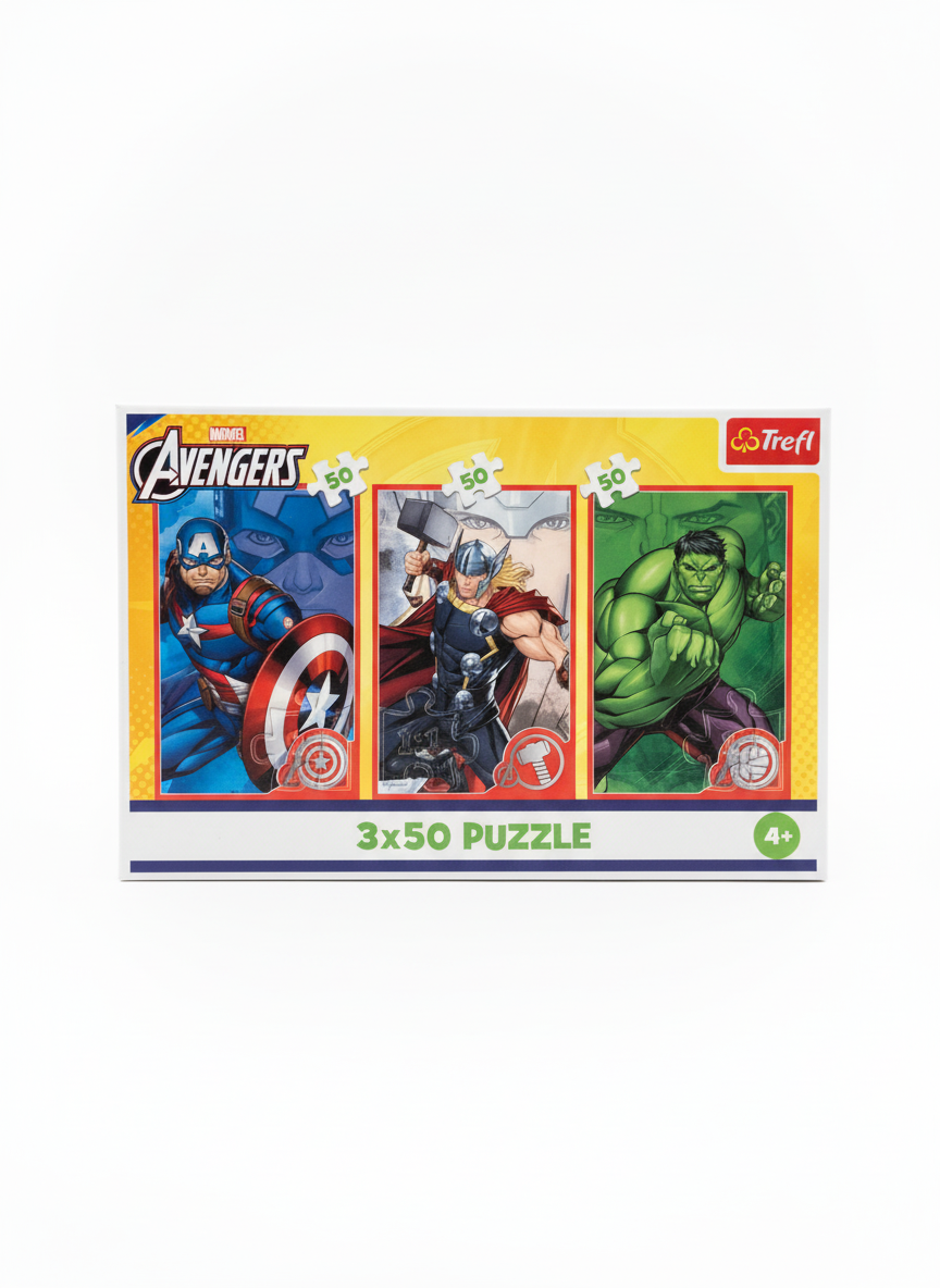 Avengers Trefl 3*50 Puzzle
