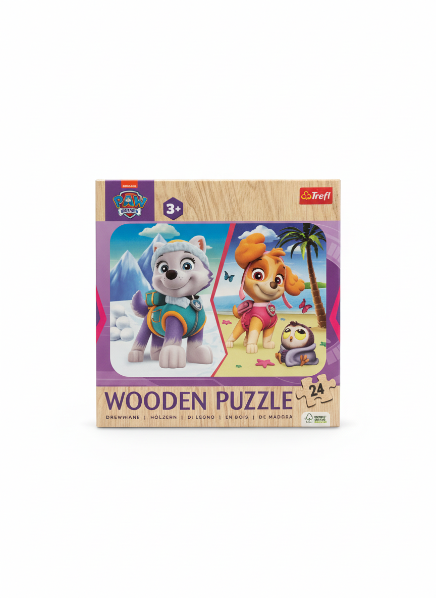Paw Patrol Wooden Puzzle Trefl Puzzle 24 PCS