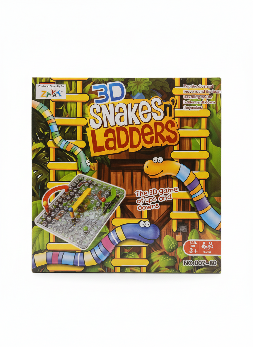 3D Snakes 'n' Ladders