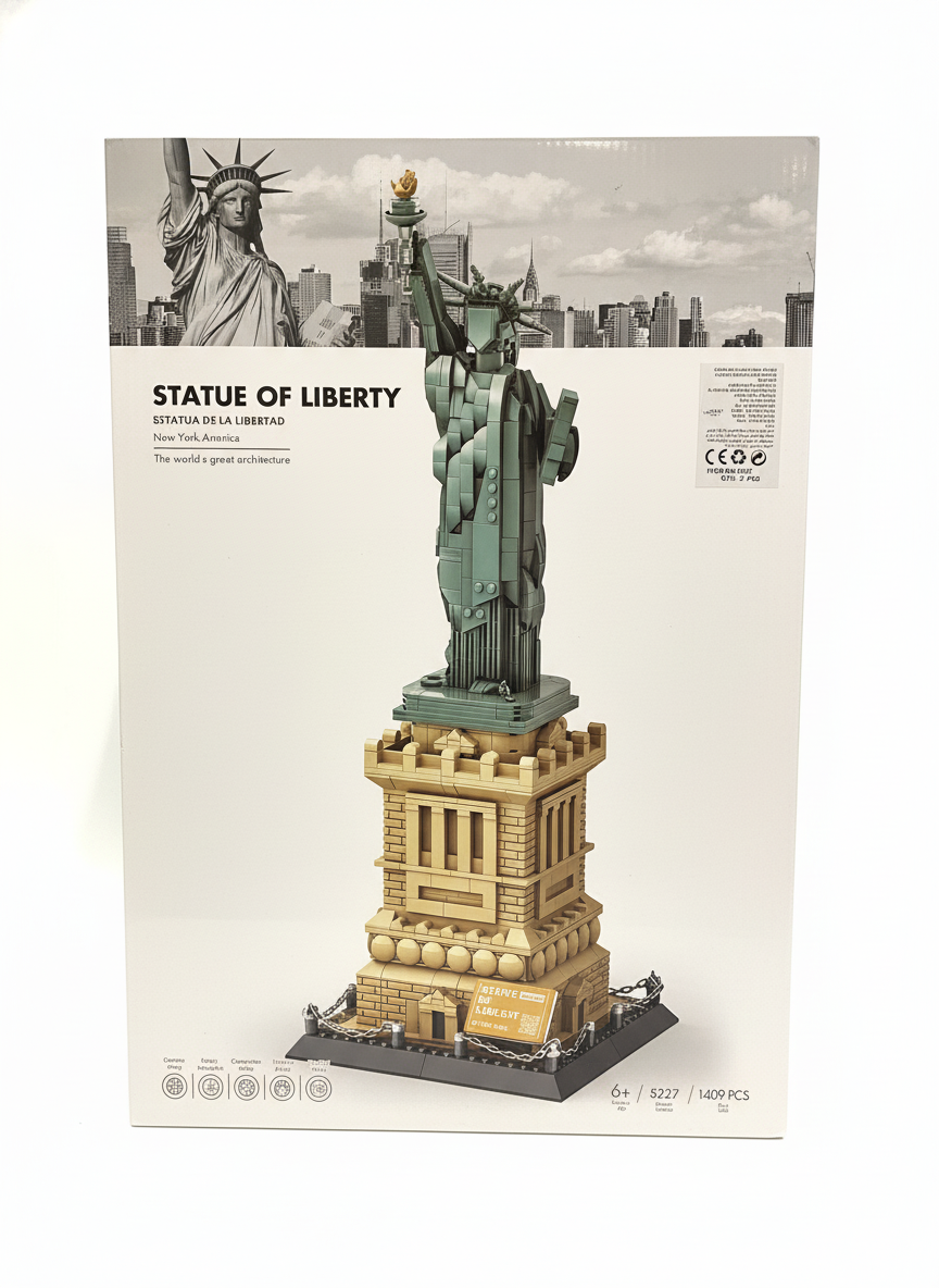 Statue Of Liberty New York America LEgo 1409 PCS