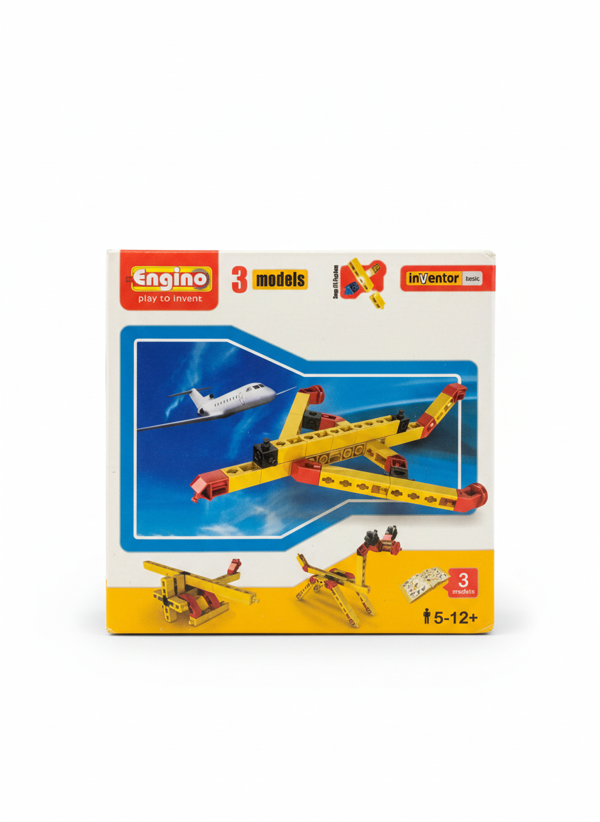 Engino Play To Invent 3 Models Snap Fit System