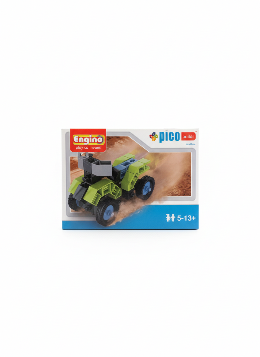 Engino Play To Invent Pico Builds Beach Buggy Snap Fit System