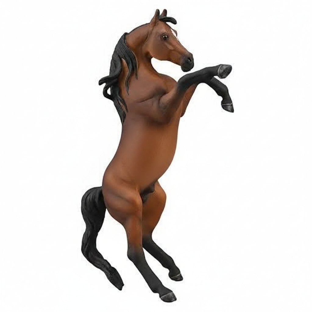 Animal Figures - Arabian Stallioin Rearing - Bay