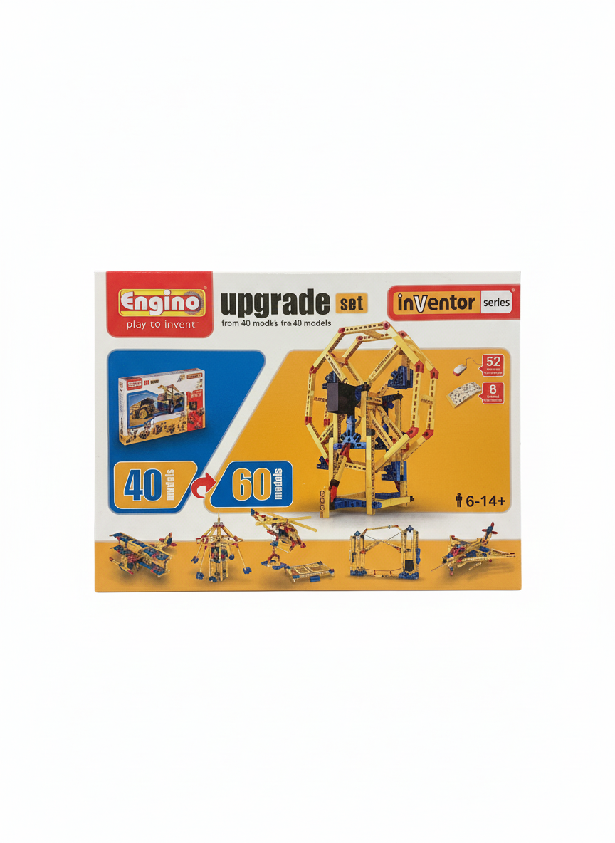 Inventor Engino Play To Invent Upgrade Set From 40 Models To 60 Models