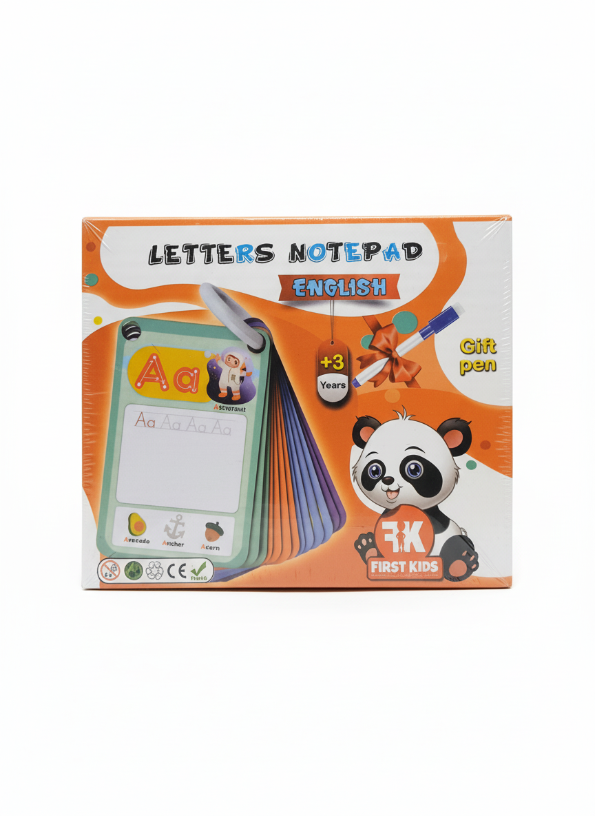 Letters Notepad English