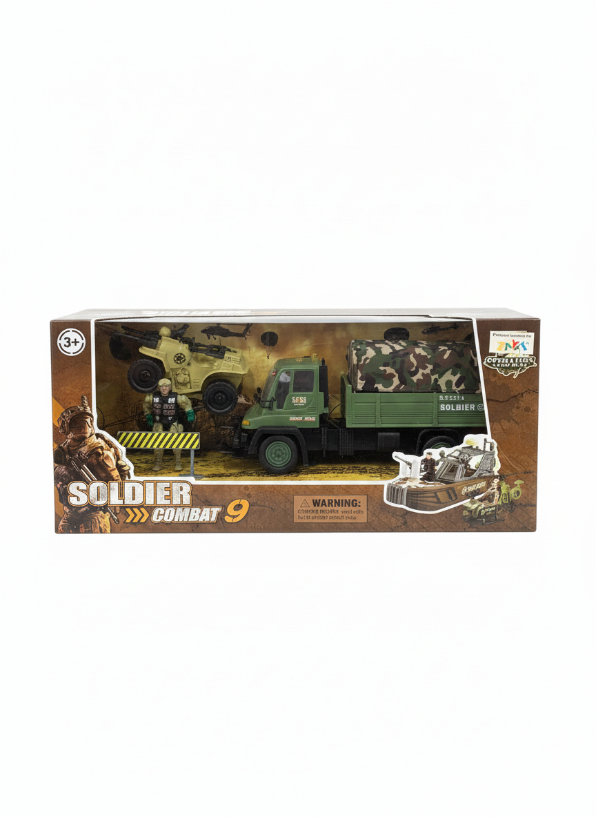Soldier Combat 9 Operation Sand Dune Buggy army Truck