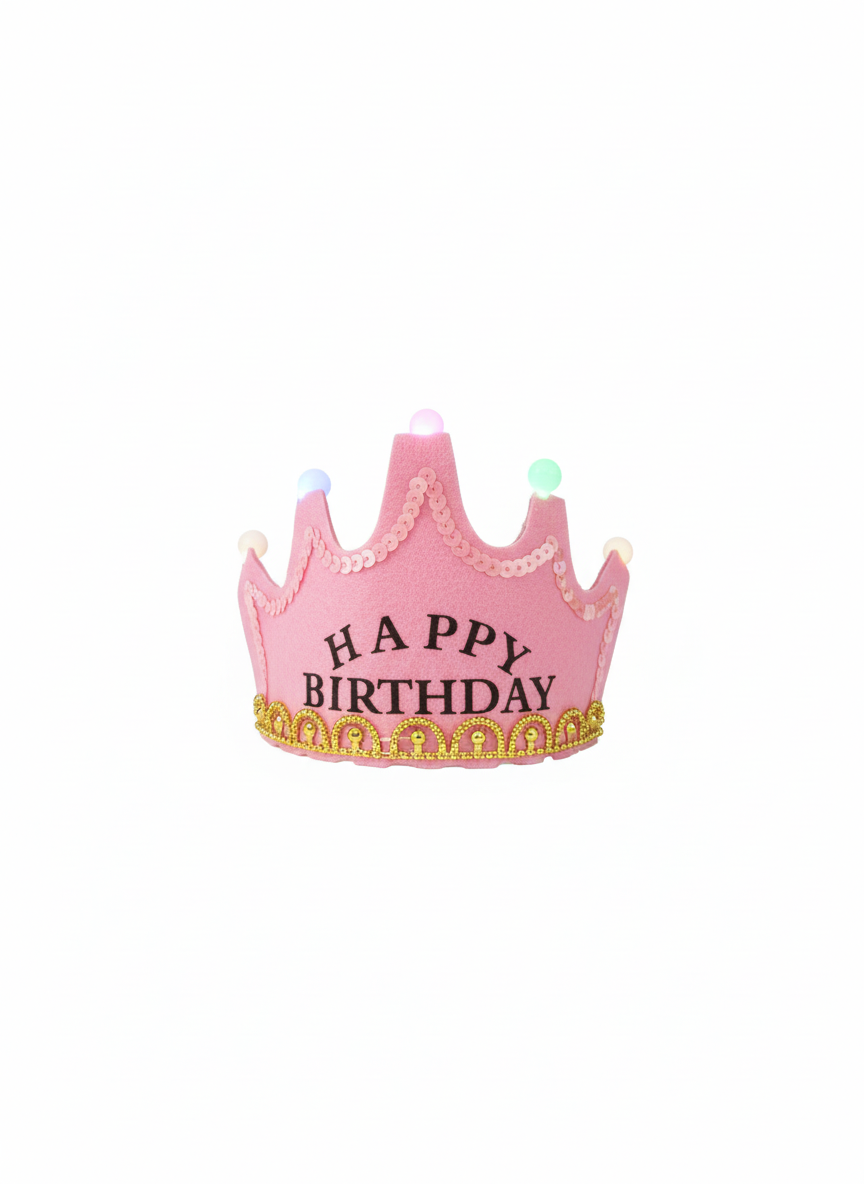 Birthday Crown With Light