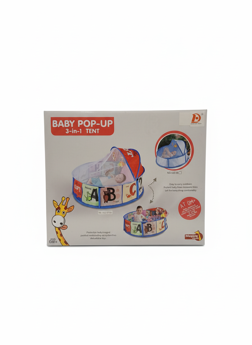BABY POP-UP 3-in-1 TENT