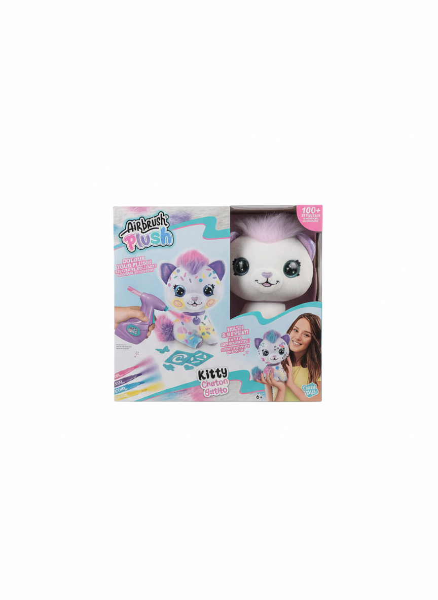 Airbrush Plush Kitty (Chaton / Gatito)