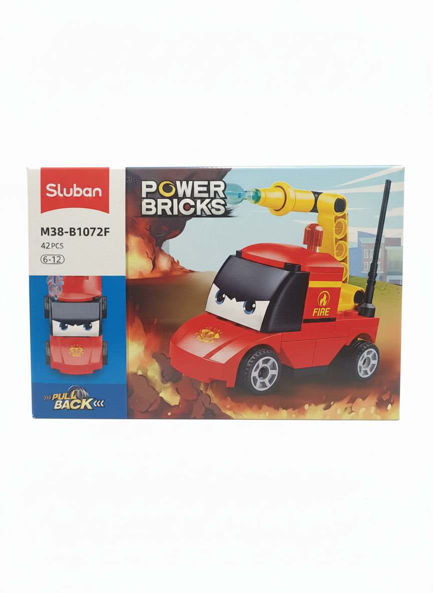 Sluban Power Bricks M38-B1072F Fire Truck