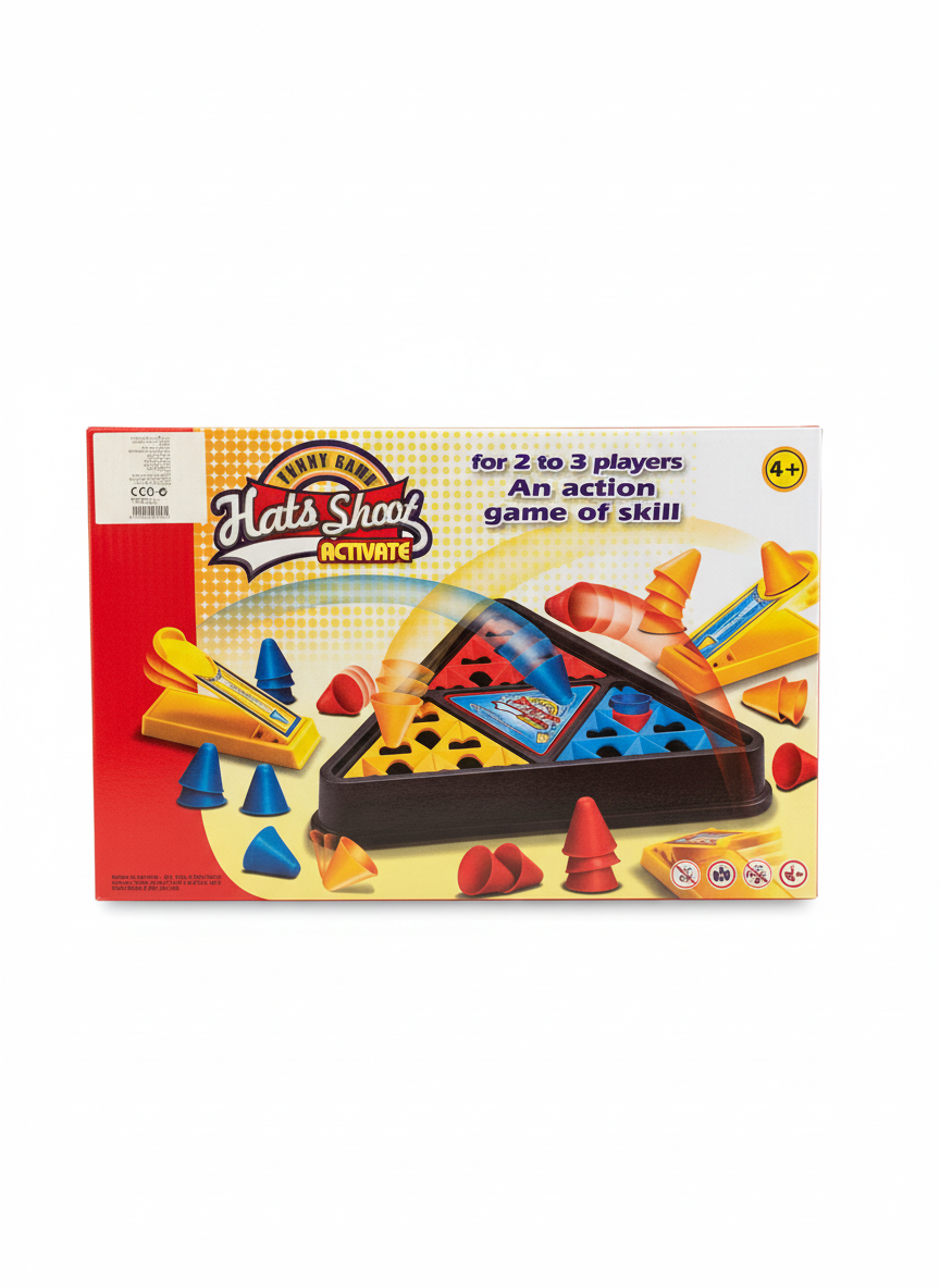 Hats Shoot Funny Game Activate For 2 To 3 Players Game Of Skill