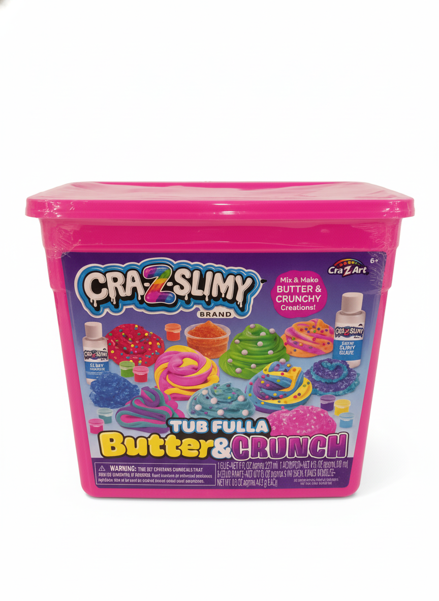 Crazy-Z-Slimy Mix And Make Butter And Crunchy Creations Box