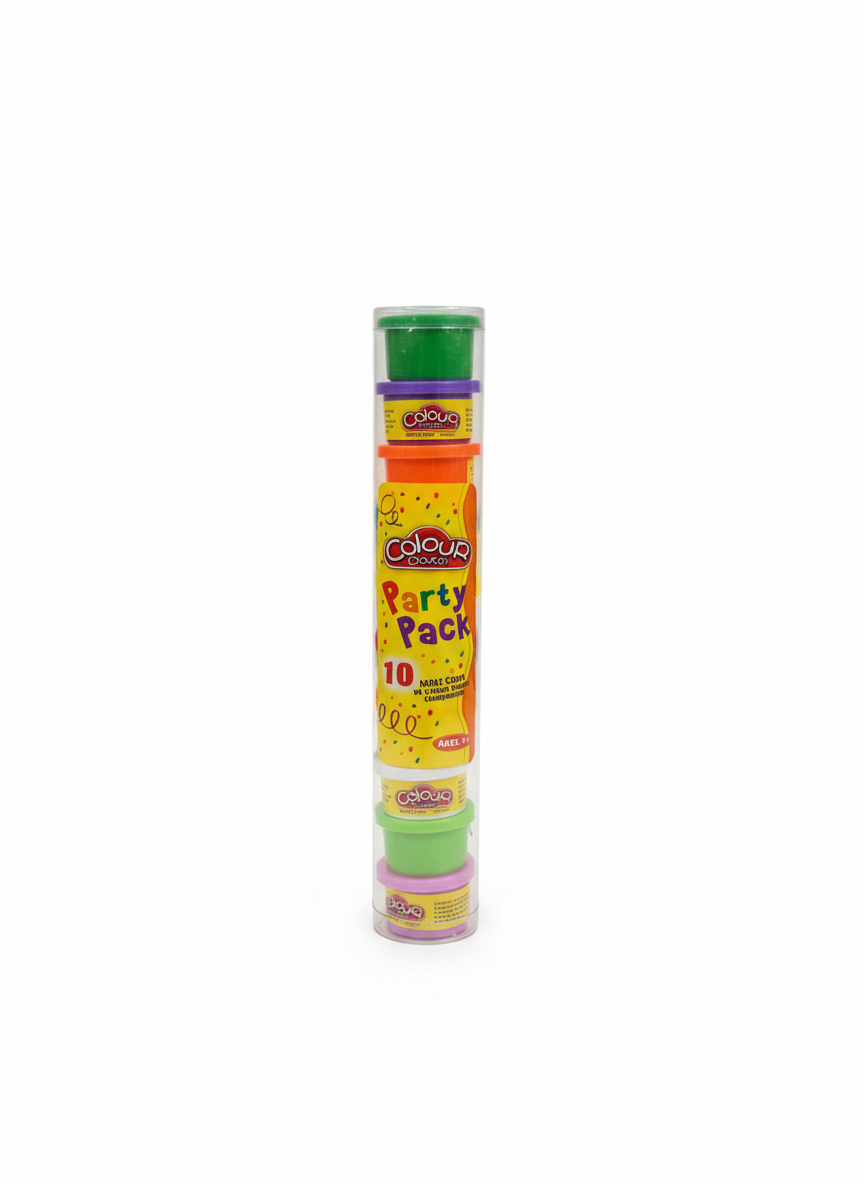 Color Dough Party Pack 10 Mini Cans Of Color Dough Compound