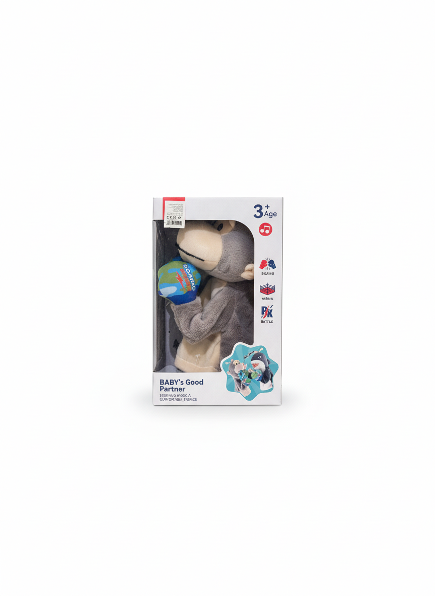 Monkey Doll Baby's Good Partner Soothing Music And Comfortable Fabrics