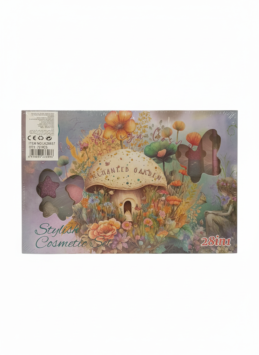 Stylish Cosmetic Set 28-In-1 Enchanted Garden