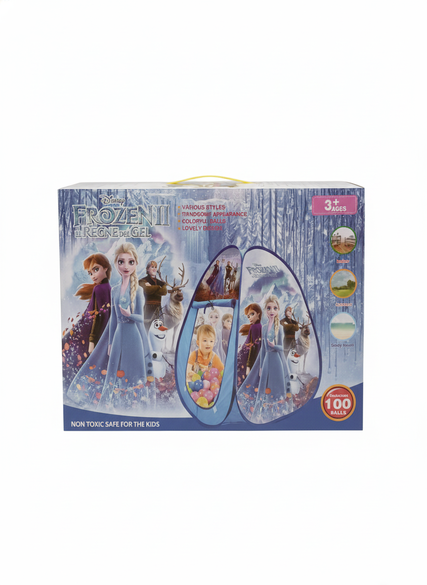 Disney Frozen II ElRegne Del Gel Tent 80 Balls