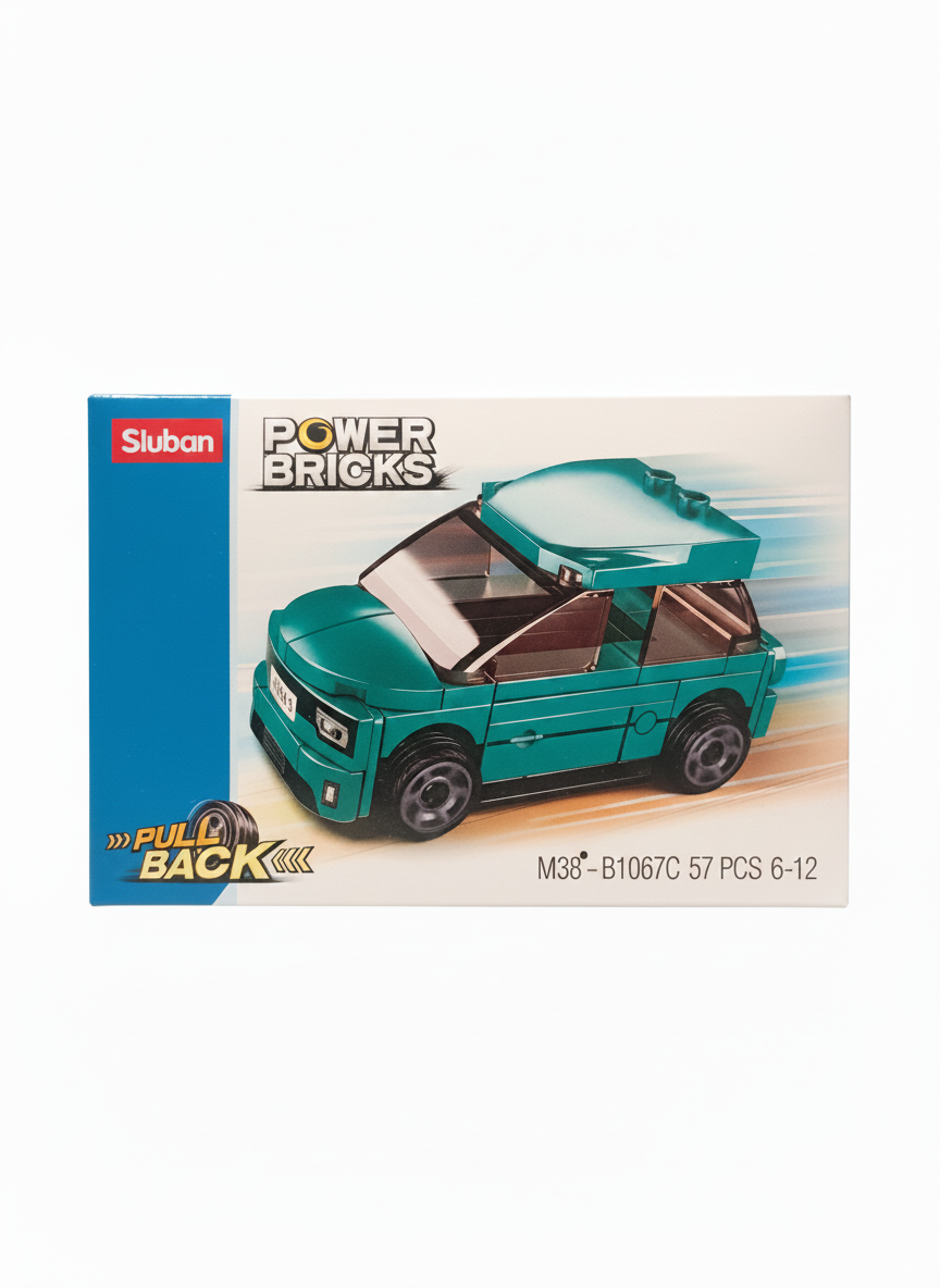 Sluban POWER BRICKS Pull Back Car M38-B1067C