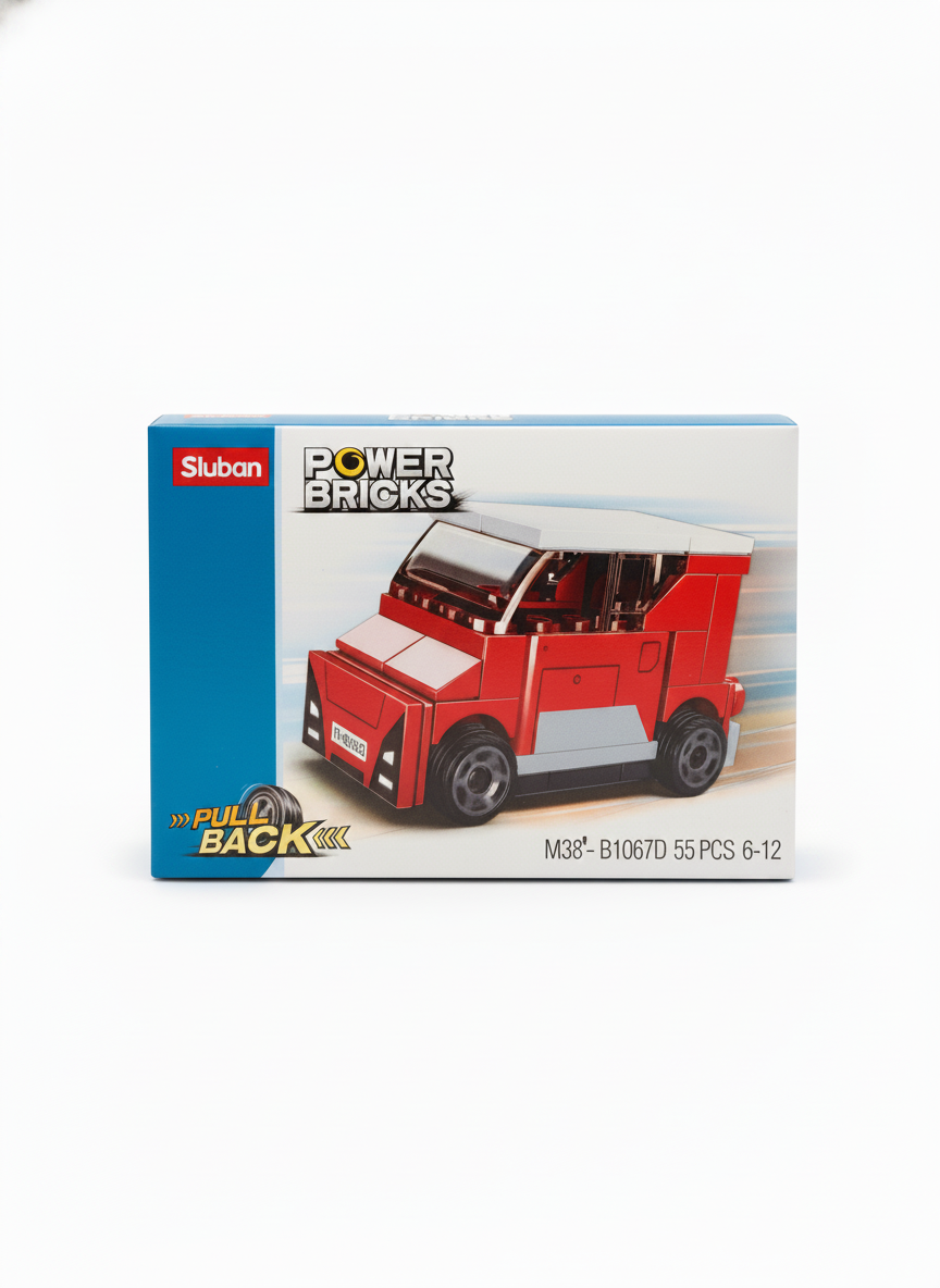 Sluban POWER BRICKS Pull Back Vehicle M38-B1067D