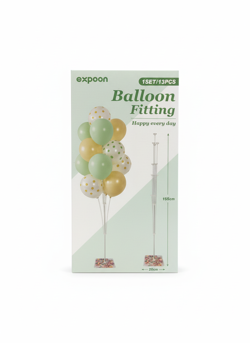 Balloon Fitting Happy Every Day 1 Set 13 PCS
