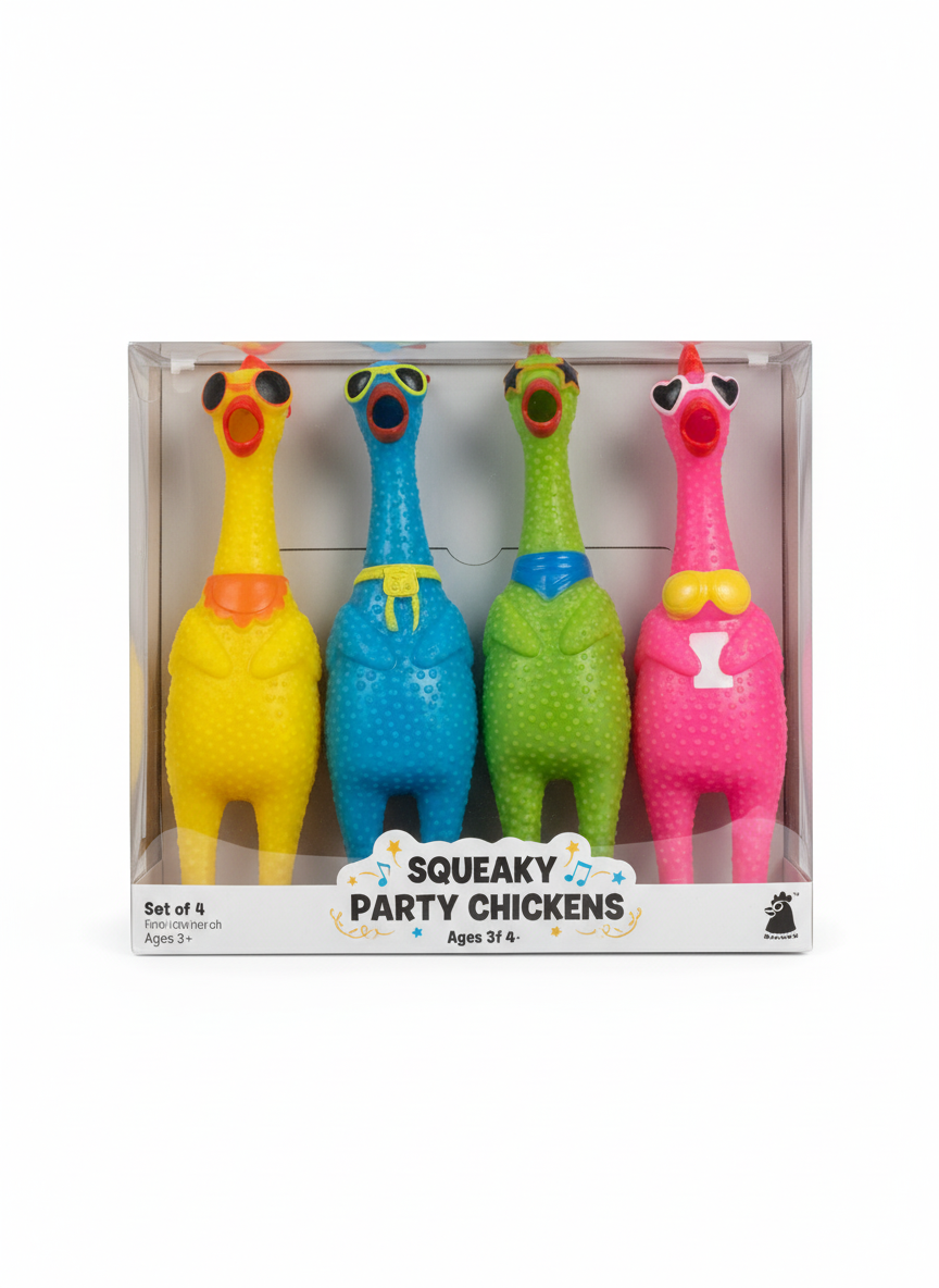 Soft Plastic Screaming Chicken