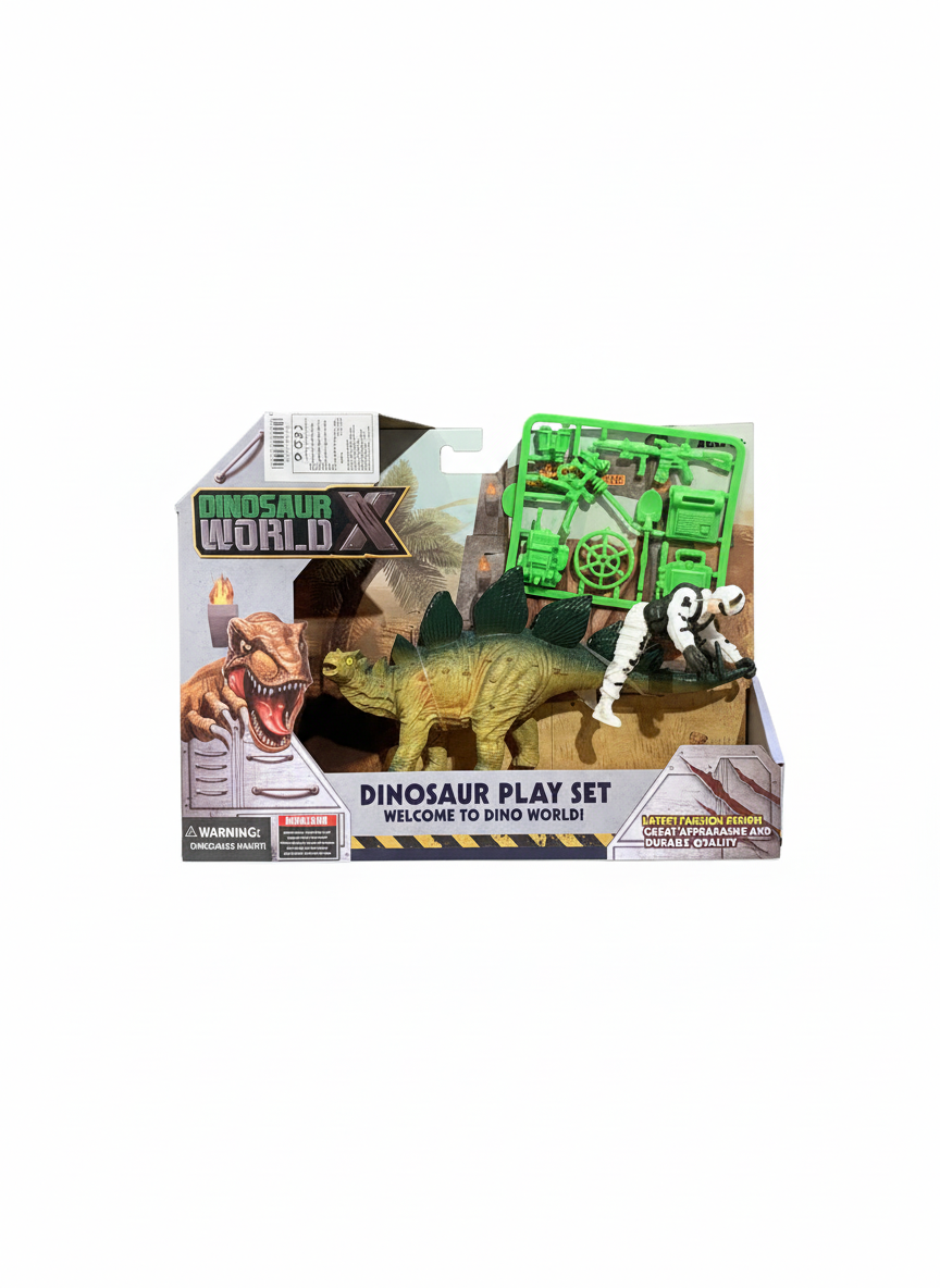 Dinosaur X World Dinosaur Play Set Triceratops