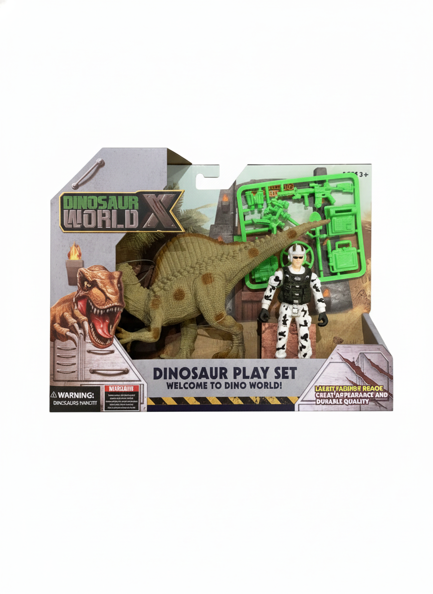 Dinosaur X World Dinosaur Play Set Stegosaurus