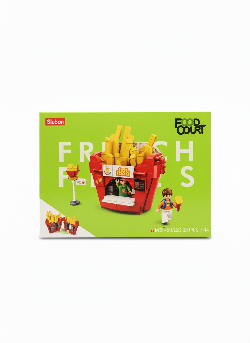 Sluban Food Court French Fries Building Set