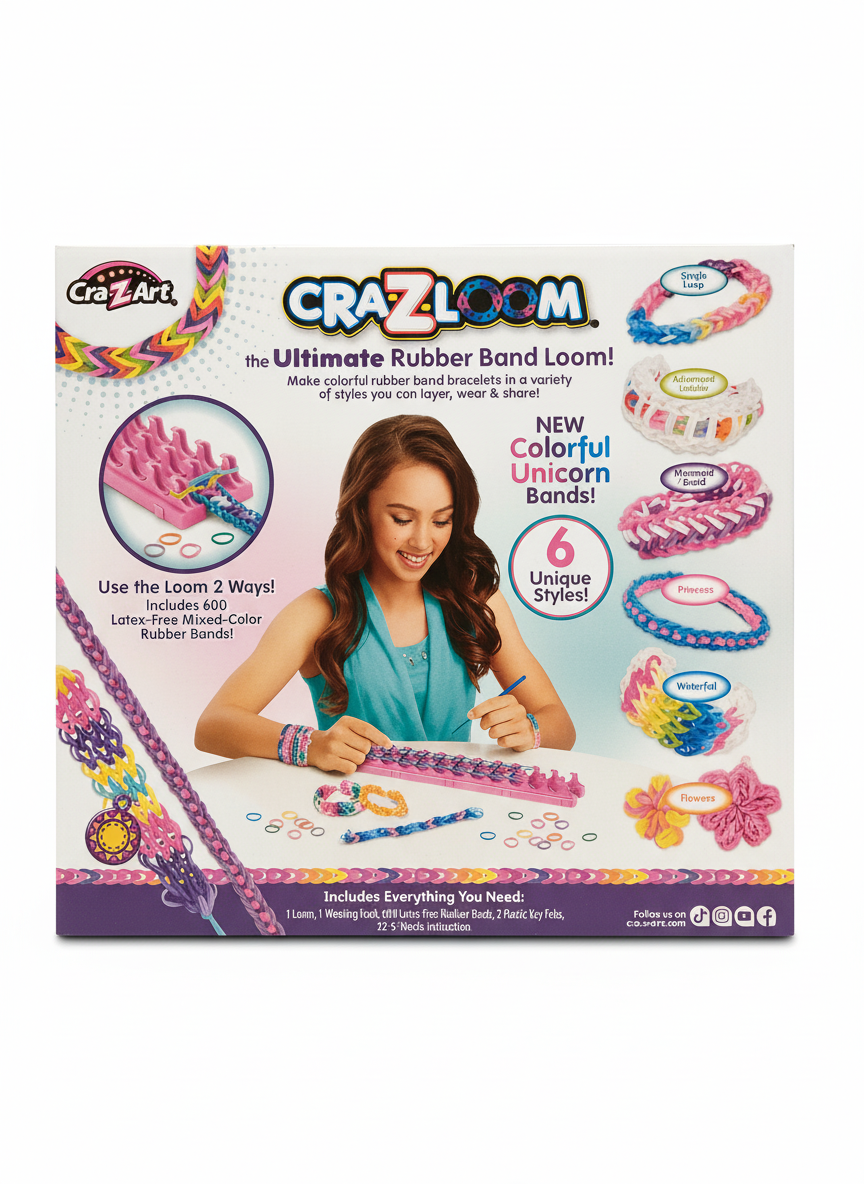 CRA-Z-LOOM The Ultimate Rubber Band Loom!