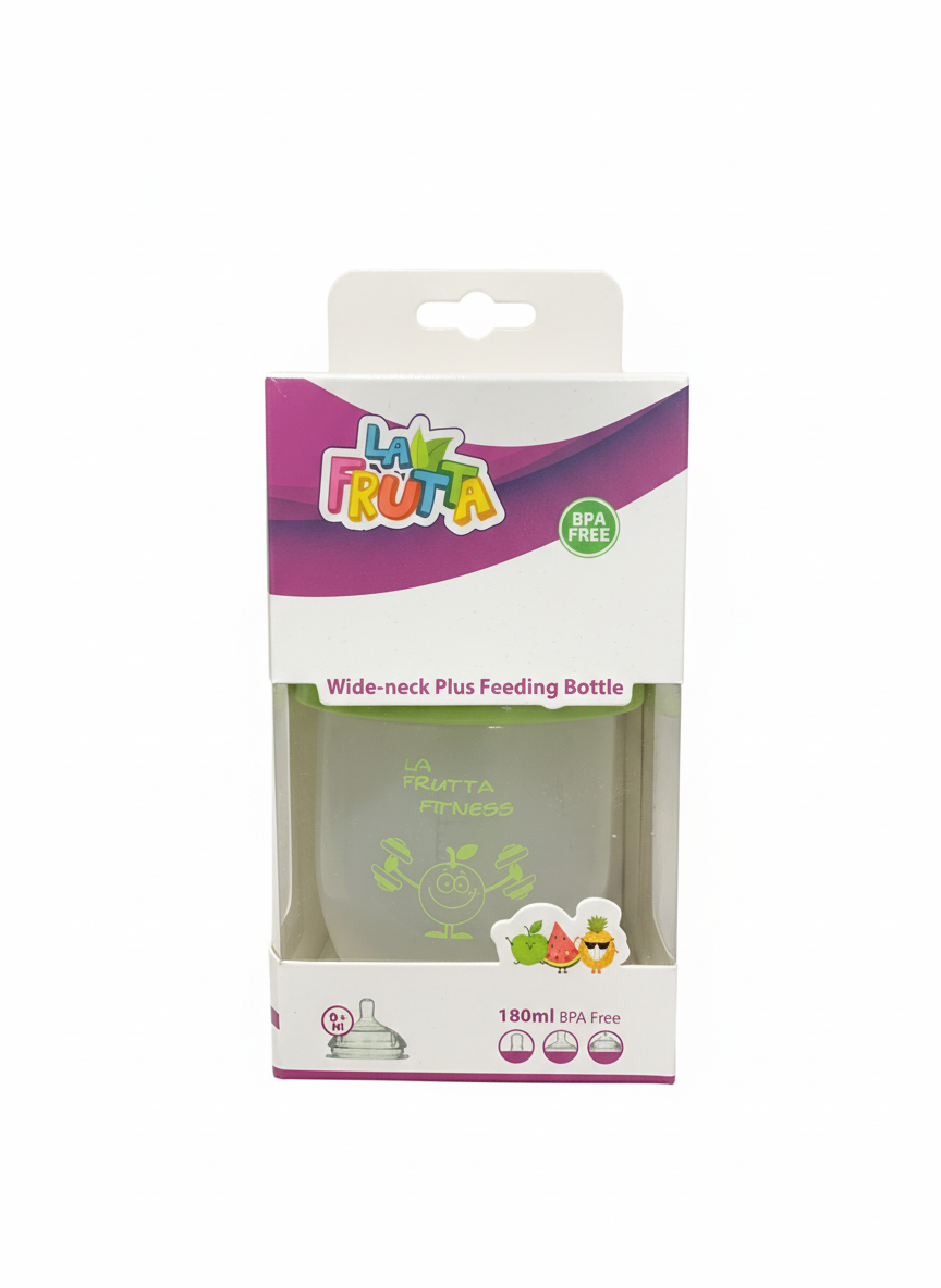 LA FRUTTA Wide-neck Plus Feeding Bottle180ml