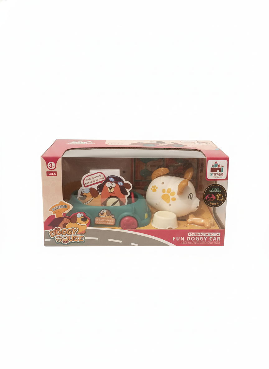 Doggy House Fun Activated Toy Fun Doggy Car