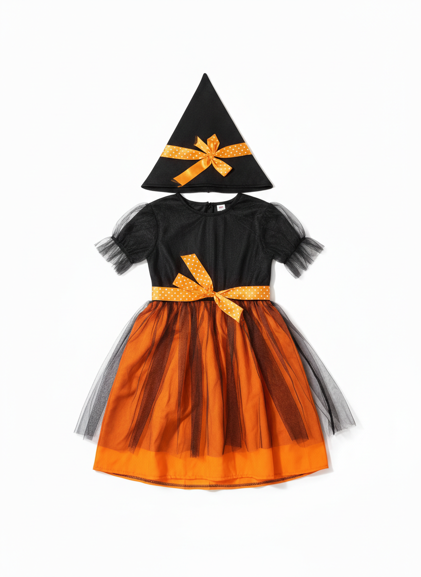 Orange Witch Costume