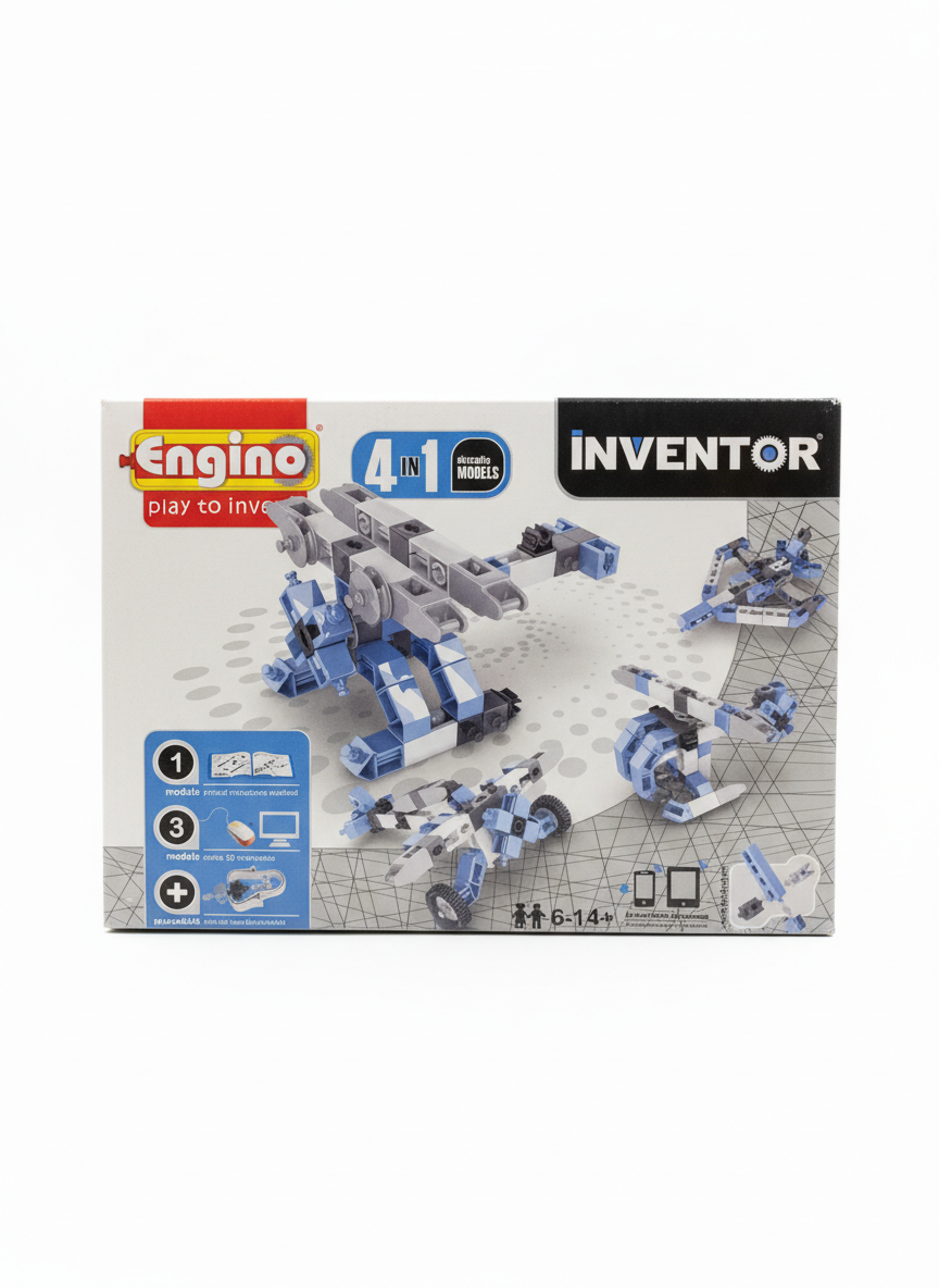 Engino Inventor 4-in-1 Aircraft Models Set