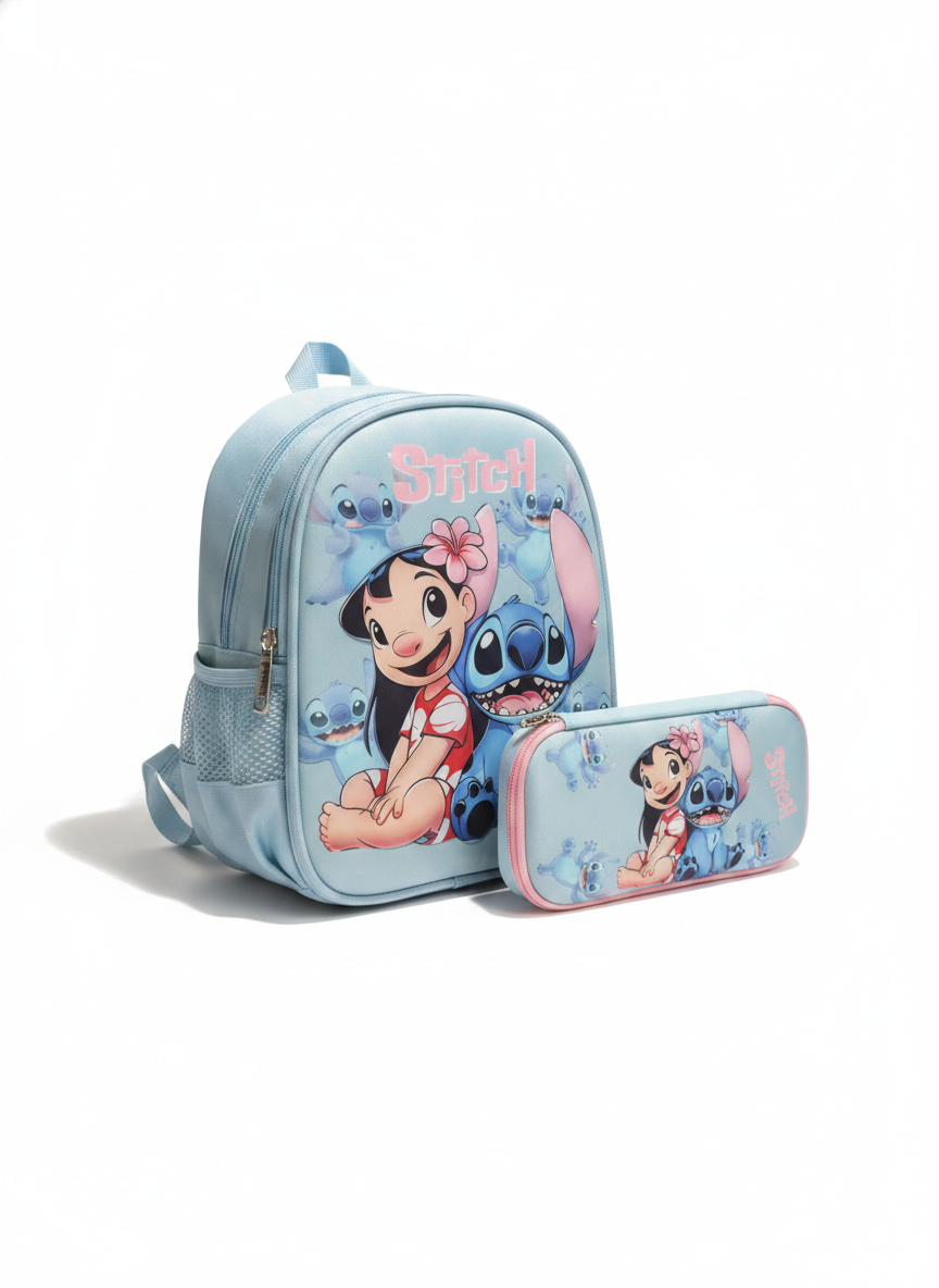 Lilo & Stitch pencil case & launch bag