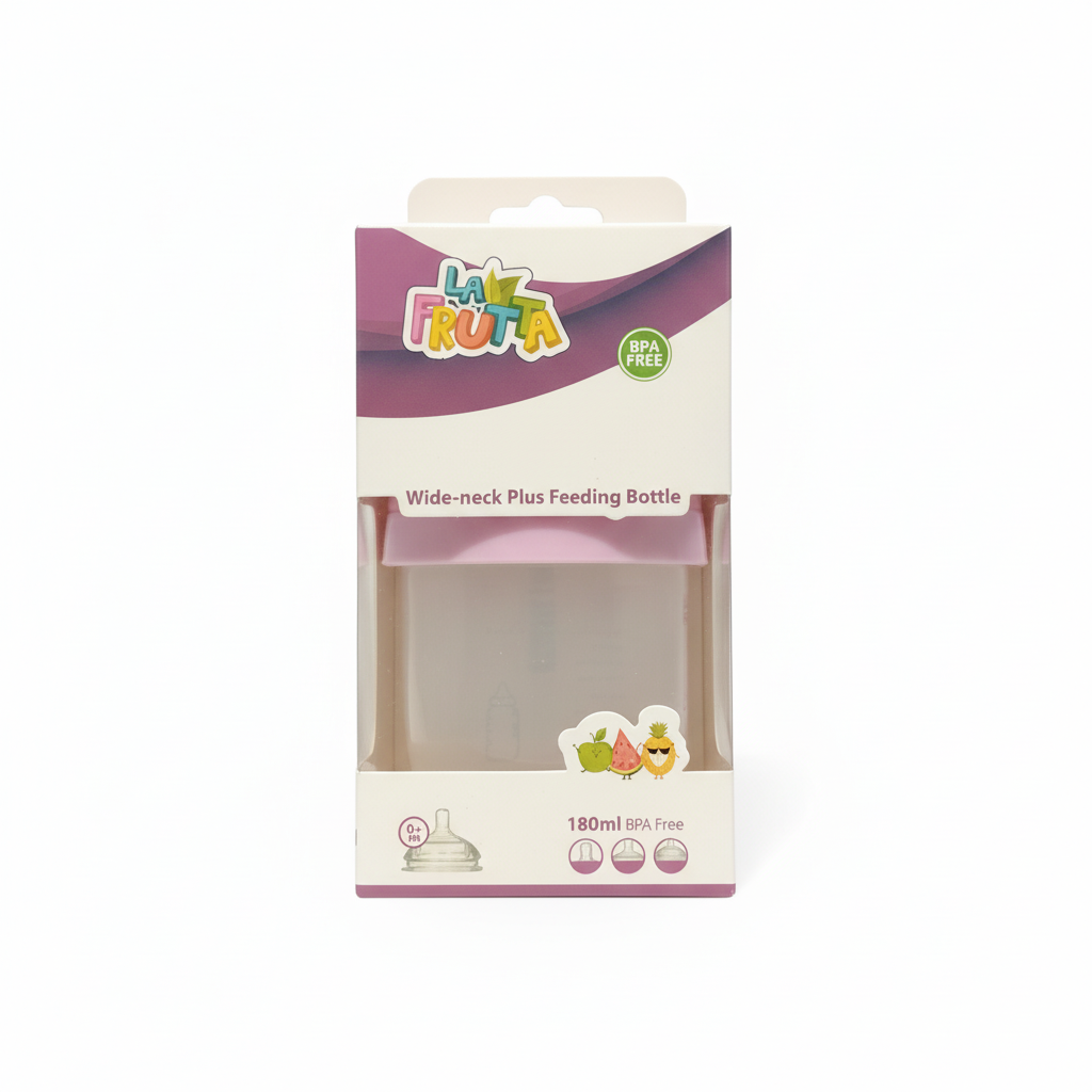 LA FRUTTA Wide-neck Plus Feeding Bottle180ml