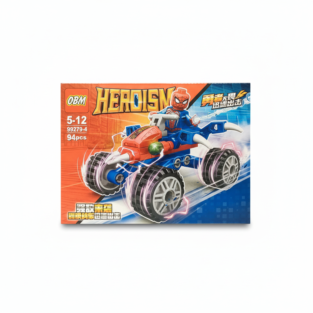 OBM HEROISM Iron Man Monster Buggy Building Set