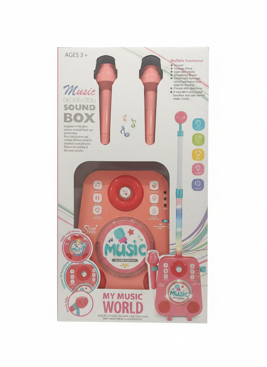 My Music World Music Sound Box Karaoke Set