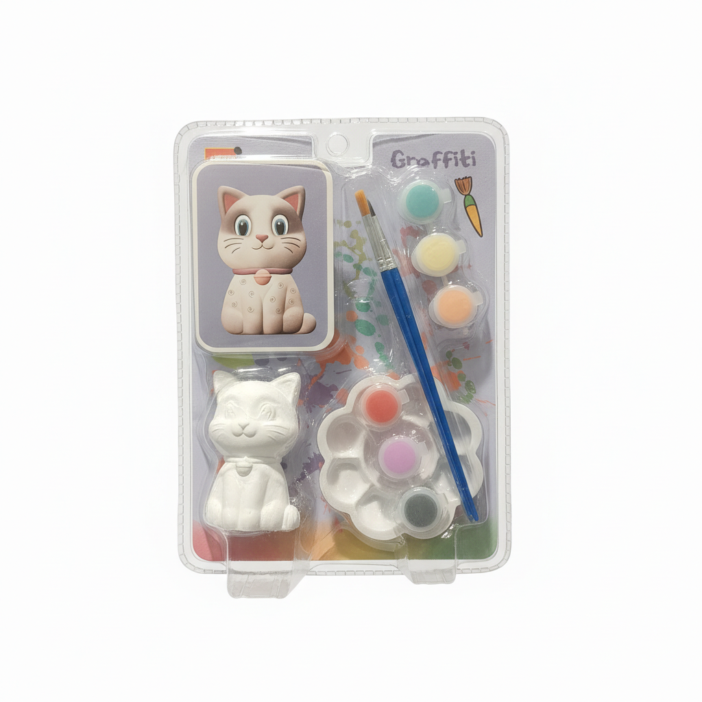 Qubeile Graffiti Paint Your Own Deer Figurine Craft Kit