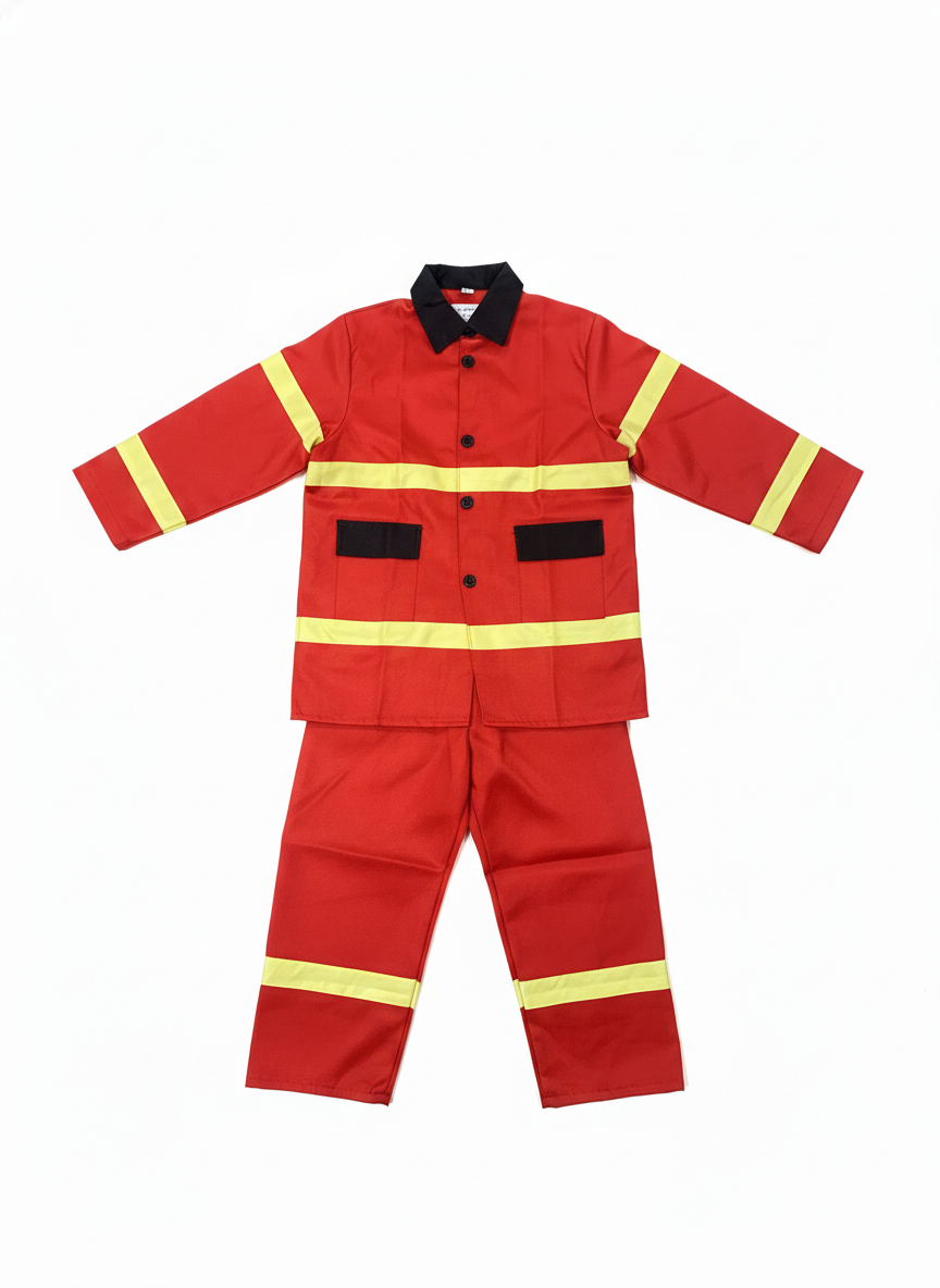 Kids Firefighter Costume Play Set