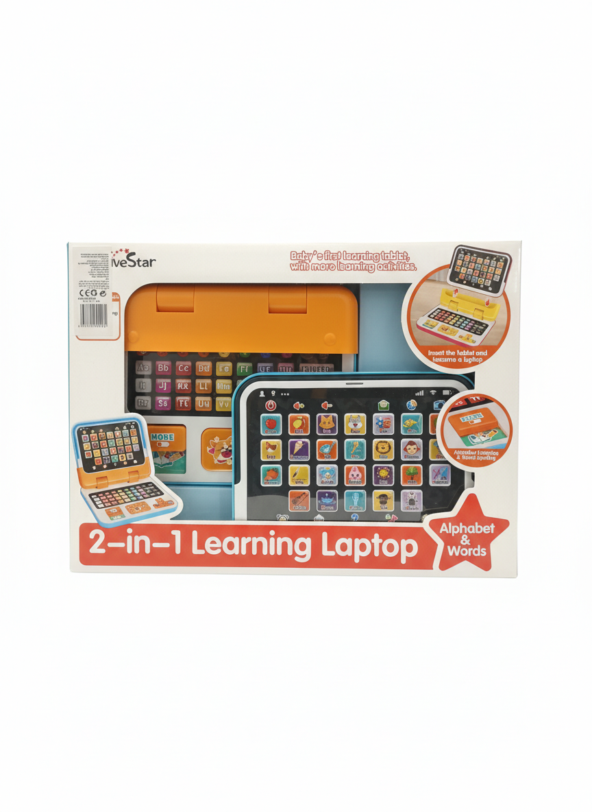 fiveStar 2-in-1 Learning Laptop - Alphabet & Words