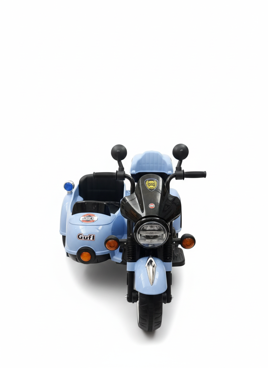 Gufi Cobie's Super Moto Ride-On Motorcycle with Sidecar