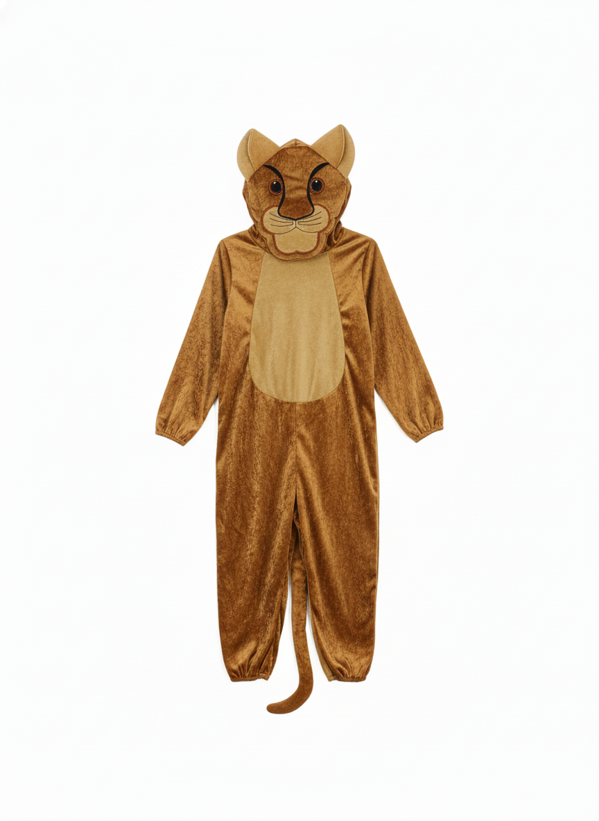 Children's Plush Lion Costume