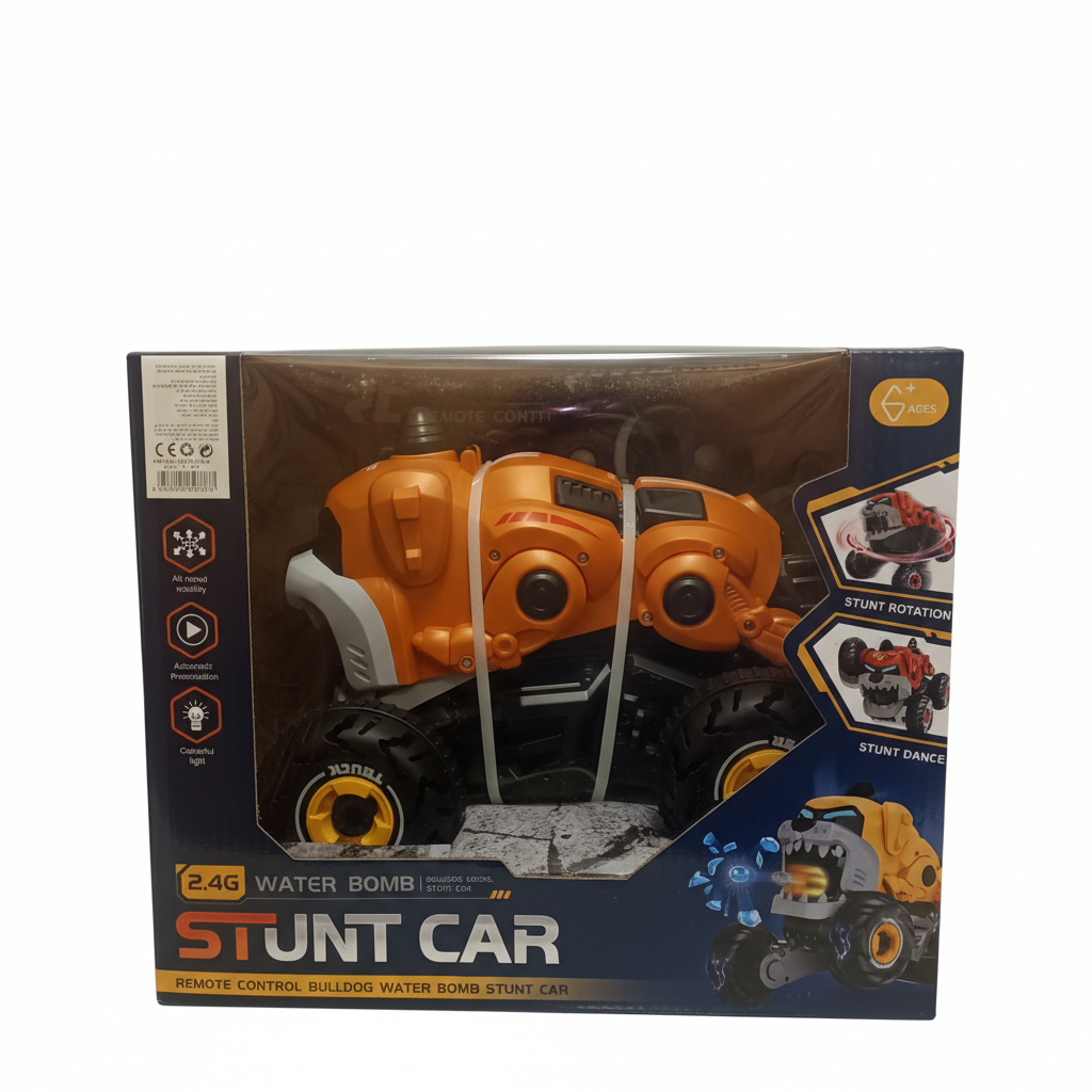 Remote Control Bulldog Water Bomb Stunt Car